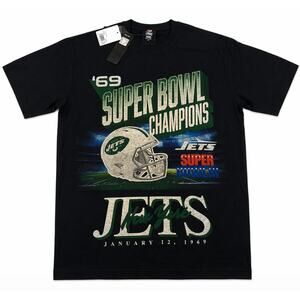 New York Jets '69 Super Bowl Champions T-Shirt - NWT - Size Medium